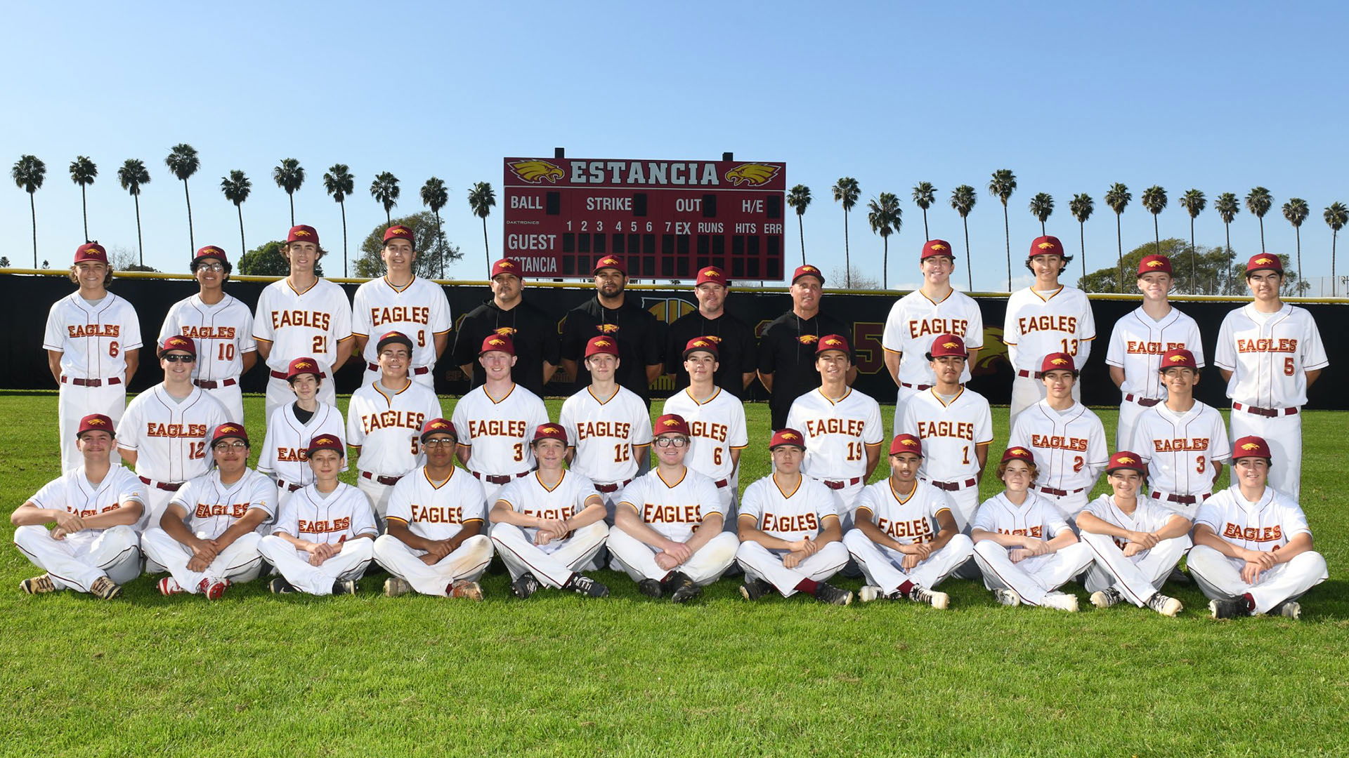 2026 Estancia Eagles Baseball Team